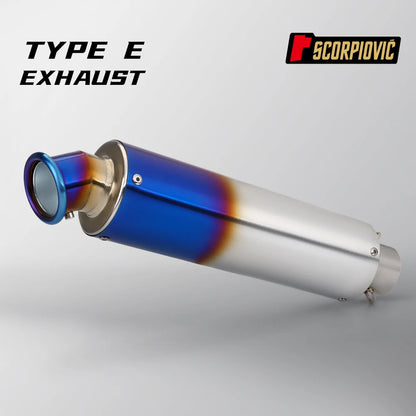 36-51mm STB Universal Motorcycle Exhaust Pipe Muffler Carbon Fiber Escape Moto  for RC390 Z800 GSXR750 TMAX530 XMAX300 250 CBR50