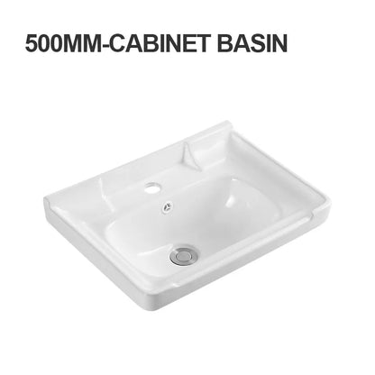 Modern Classic Rectangular Single-Hole Faucet Mount Lavatory Sink Solid Surface Washbasin Single-Hole Faucet Bathroom Vanity