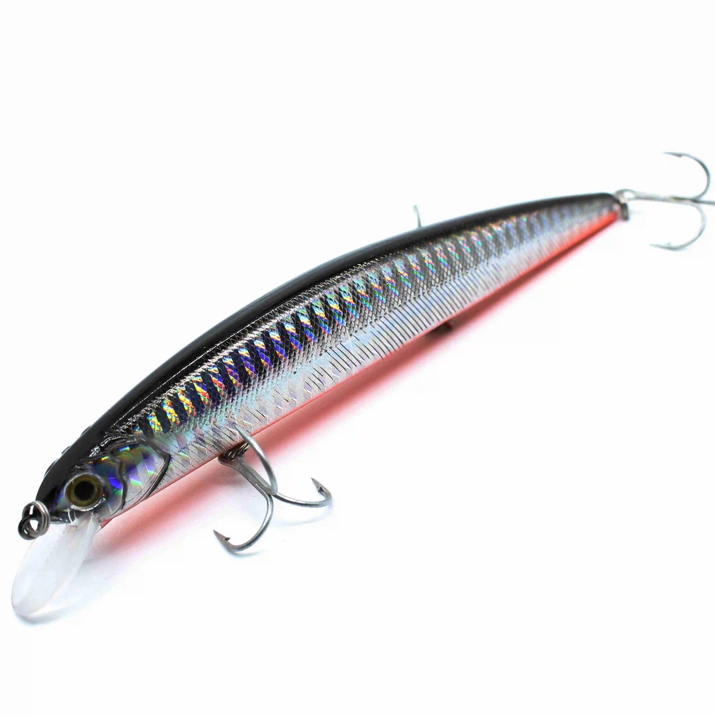 Stocked Traditional Floating Minnow 130mm 20g Diving Depth 1.8m for Pike Bass Perch Fishing VMC Hook
