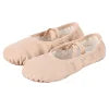 EU in Stock Spot Pink Sports Ballerina Dance Shoes Cross Straps Elastic PU Leather Ballerina Shoes