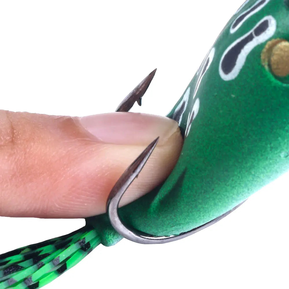 Hengjia Topwater Wobblers Fly Fishing Artificial Insect Soft Lures Frog Fishing Lures