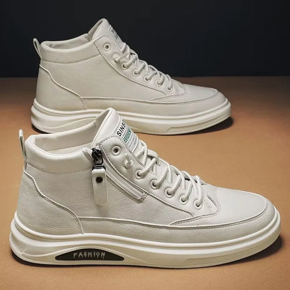 YF Spring New Breathable Job Shoes Men's Trendy All-Match Shoes Casual Men's Board   Shoes