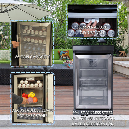 Stock in USA Modern Black 304 Stainless Steel Mobile Gas Grill Bbq Modular Outdoor Kitchen Island for Patio