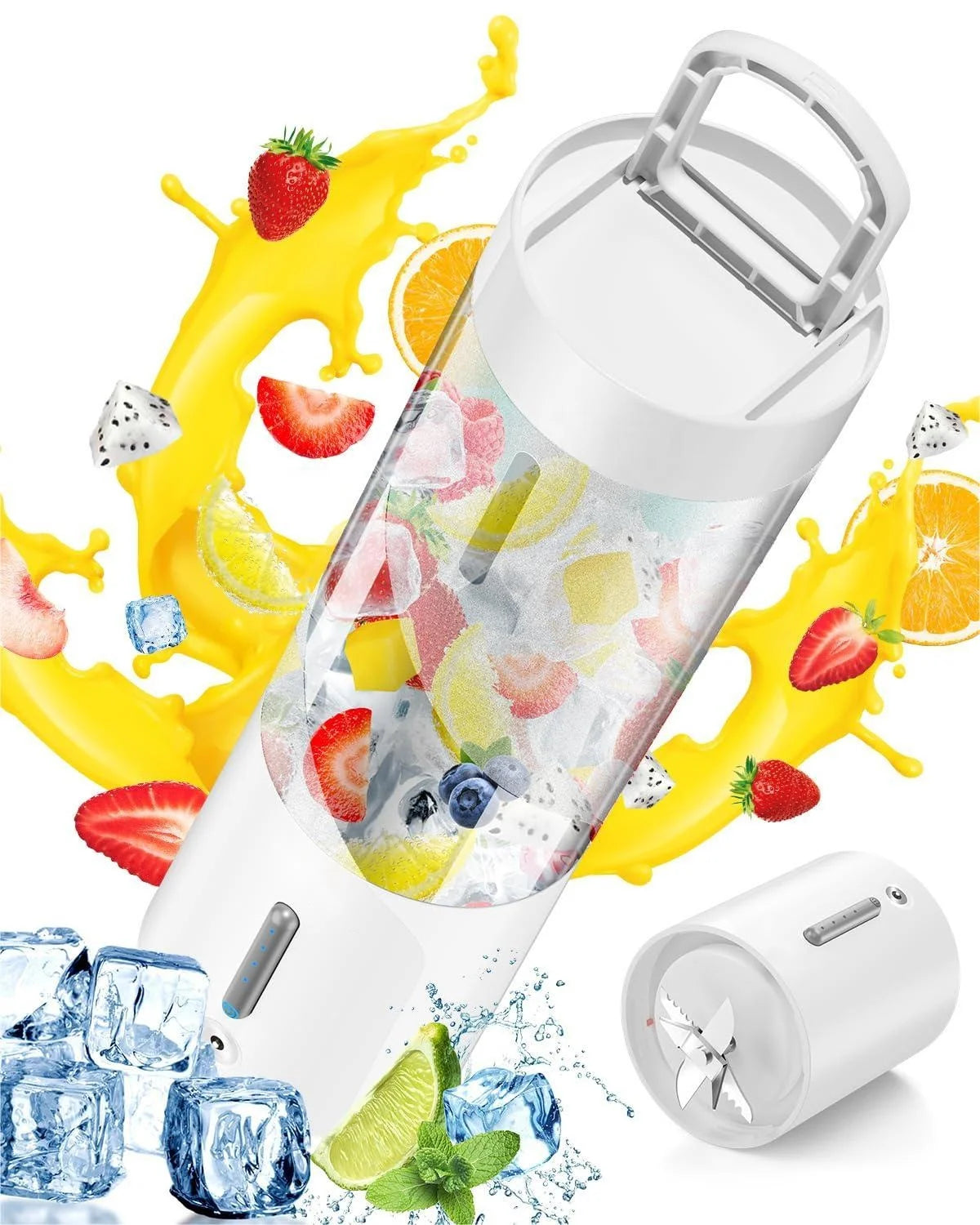 Ligkevan Outdoor Portable Rechargeable Mini-Blender Small Size Juicer Portable Multifunctional Professional Blender