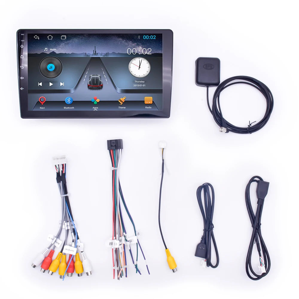 9/10 Inch Android Car Multimedia Player Stereo GPS Navigation 1920x1080 IPS Screen