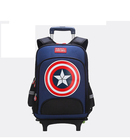 School Rolling backpacks for boys Travel bags for kid Boy's School wheeled backpack wheeled bag for School Trolley bag On wheels