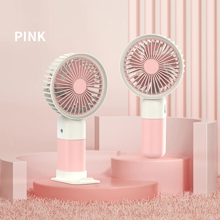 Summer Sale Portable Mini Fan Usb Rechargeable Mini Ventilador Air Cooler Hand Held  Small Handheld Mini Ventilateur