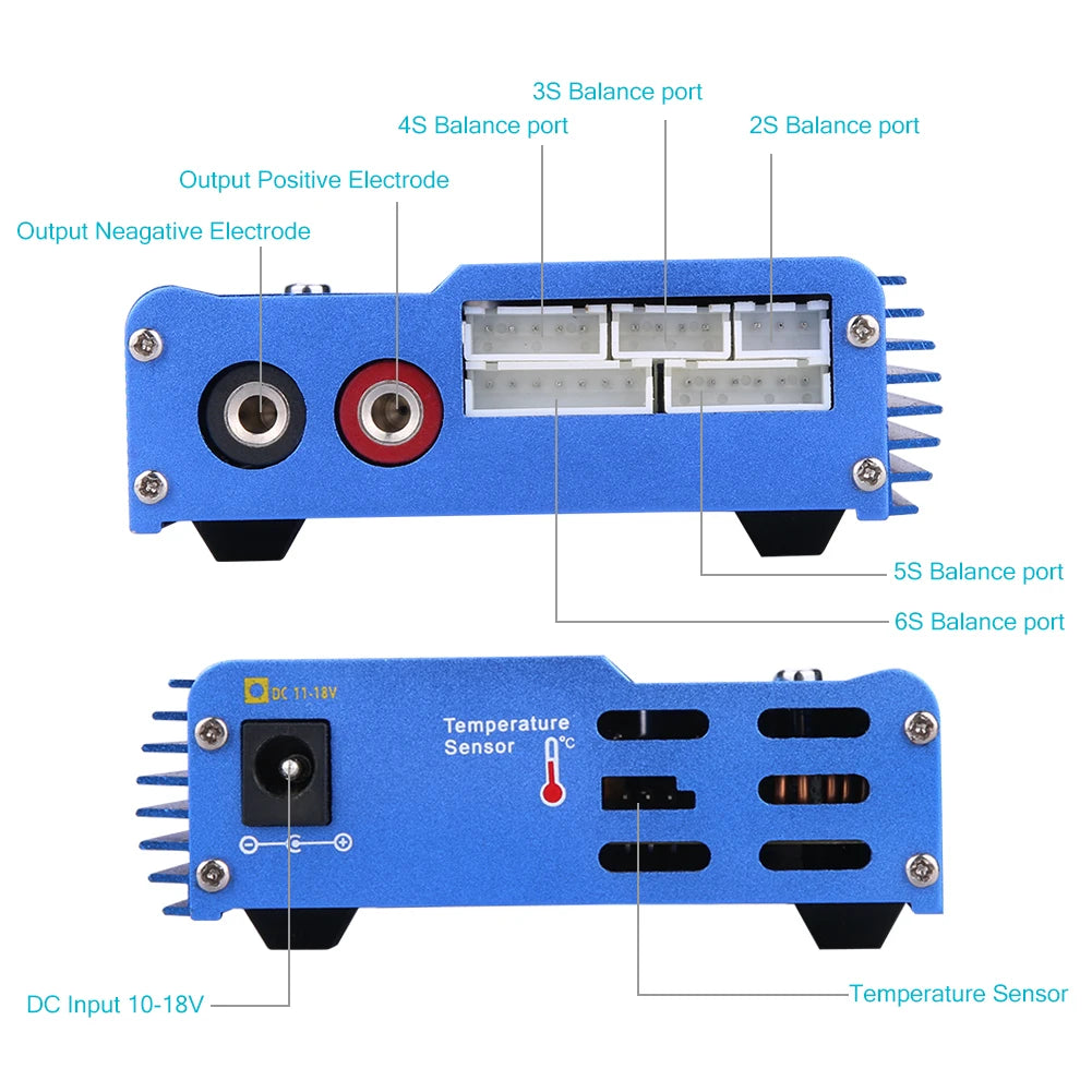 HTRC Imax B6 80W Battery Charger Lipo NiMh Li-ion Ni-Cd Digital RC IMAX B6 Lipro  Balance Charger Discharger Without  Adapter
