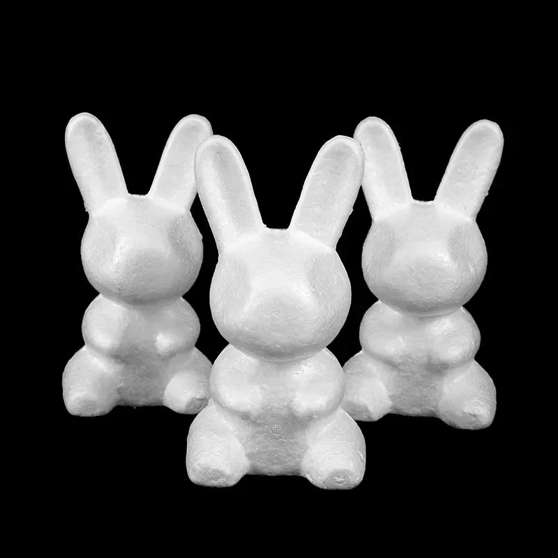 Modelling Polystyrene Styrofoam Foam Rabbit Mold Rose Rabbit Craft DIY Wedding Party Valentine's Day Decoration Supplies Gifts