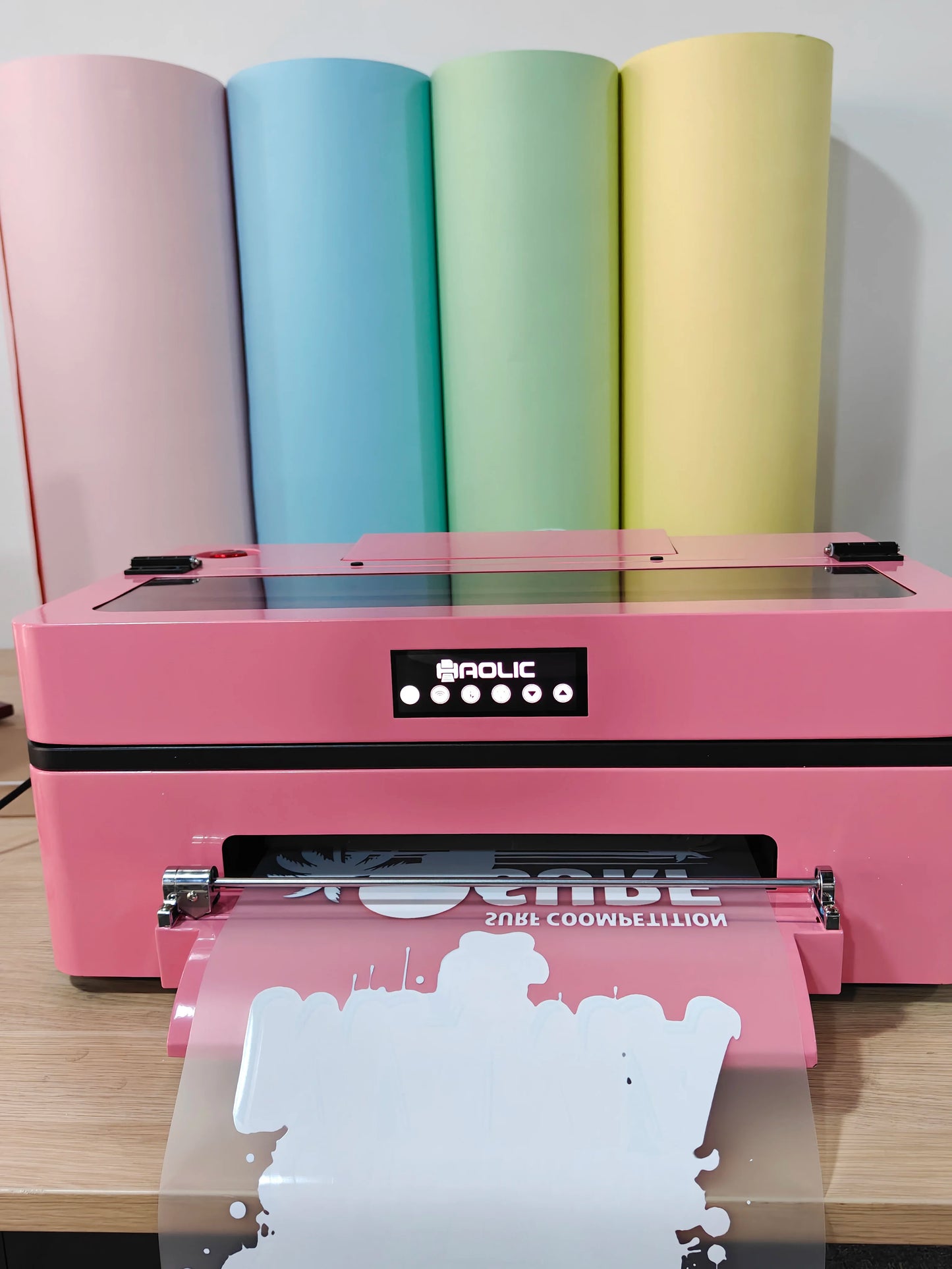 US Warehouse Haolic Mini DTF Printer XP600 30cm Impresora Roll-to-Roll DTF Printer Printing Machine for Small Business