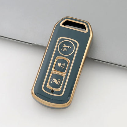 Premium Soft TPU Car Key Case Cover Shell for Honda Motorcycle PCX150 Click Vario 350 Ns125la Key Rings Keychain Bag Factory