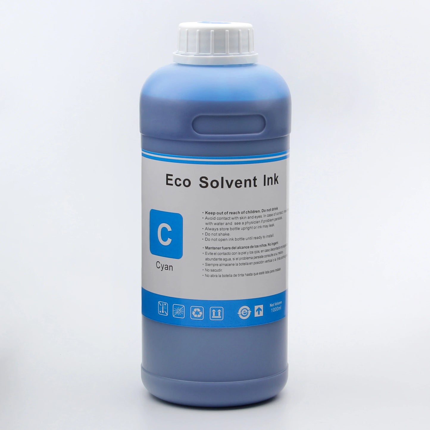 2-Year Eco-Solvent for Ink for Epson for EcoTank Printers (3750 2803 4800 ET-15000 ET8550) Digital Printing Certified with MSDS