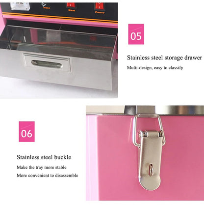 Hot Sale Automatic Cotton Candy Custom Machine Maquinas De Algodon De Azucar