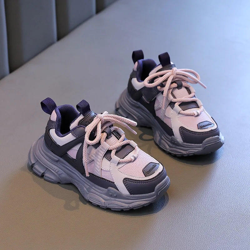 Platform Sole Casual Shoes Shallow Mouth Women's Dad Shoes Middle Heel  Students Sneakers Shopping Working Dress