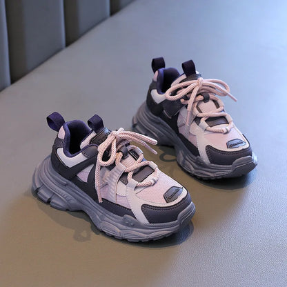 Platform Sole Casual Shoes Shallow Mouth Women's Dad Shoes Middle Heel  Students Sneakers Shopping Working Dress