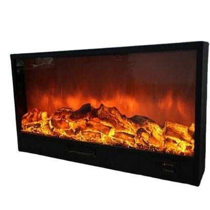 4K Smart RGB Electric Fireplace With Shelves Parts Replacement Motherboard Modern Electric Fireplaces