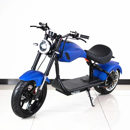 Wide Fat Tire Off Road E Scooter Adult Electric Motorcycle Hydraulic Front Fork Dual Brake Outdoor Travel Mobility Moped