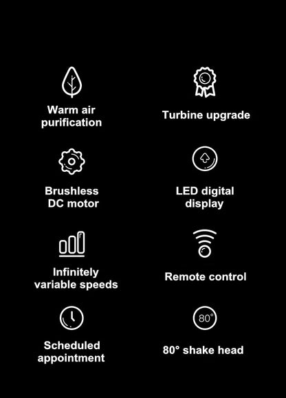 46 Inch Fan Hot And Cold Wind Smart Standing Fans Floor Fan For Home Tower Silent Remote Control Air Circulator Cooling Fan