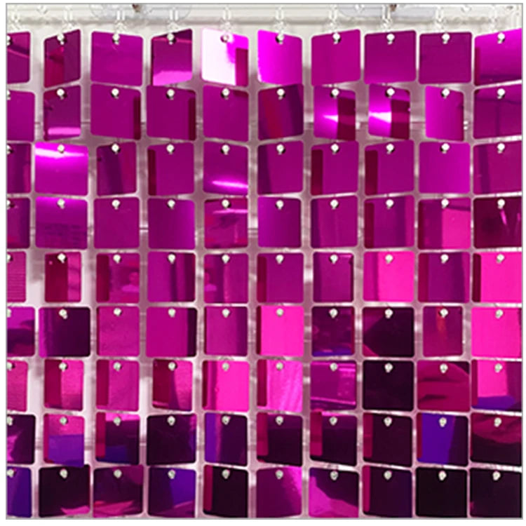 Birthday Backdrop Shimmer Sequin Backdrop Panels Shimmer Wall Red for Wedding Party Baby Shower Background Wall Decor