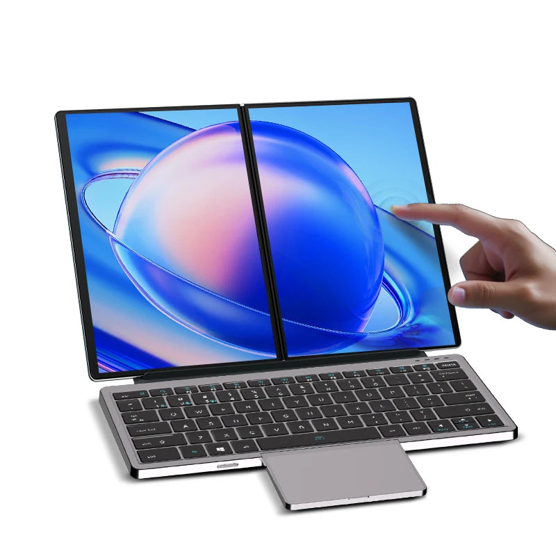 OEM Dual Touchscreen 11 Inch 180° Adjustment Notebook N100 CPU 32GB+512GB/1TB Touchscreen Laptop Table PC Factory Price