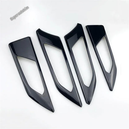 Center Control Gear Shift Panel Inner Door Armrest Handle Cover Trim Black Fit For VW Volkswagen Polo 2019 - 2023 Accessories