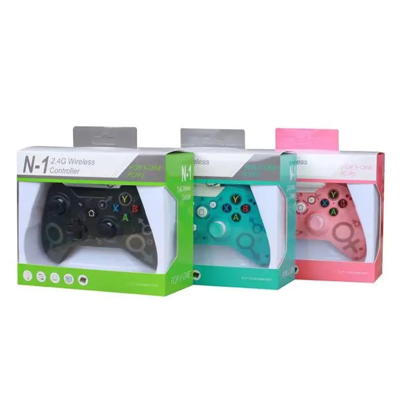 New Gamepad for Xb Ox One Joystick Vibration for Xb Ox-one in New Style Colors Vibration Dongle Connection Wireless 2.4G