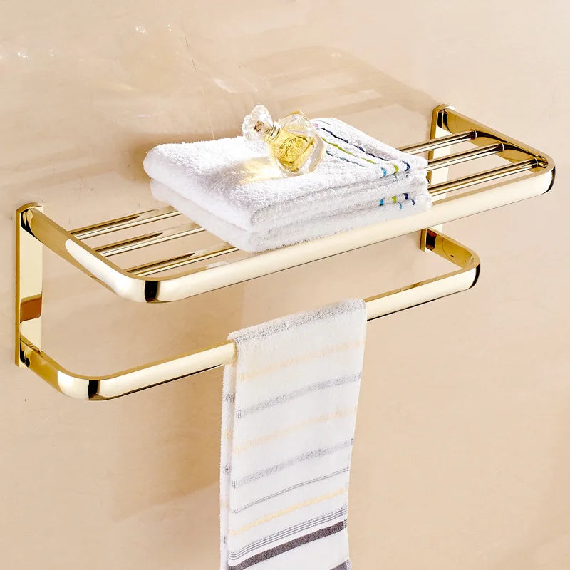 Rose Gold Bathroom Hardware Set Bathroom Accessories Kit Bathroom Towel Rack Set