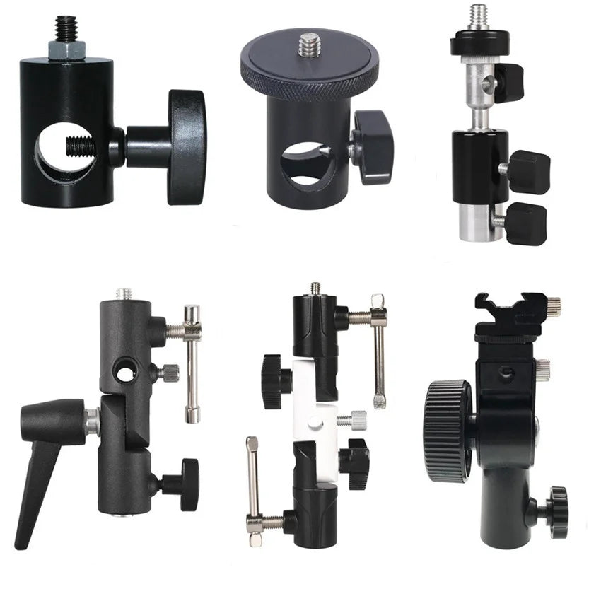 Kaliou Factory Black Photography Accessories Lamp Holder for Digital/DSLR Cameras Aluminum Alloy & Plastic Lightweight
