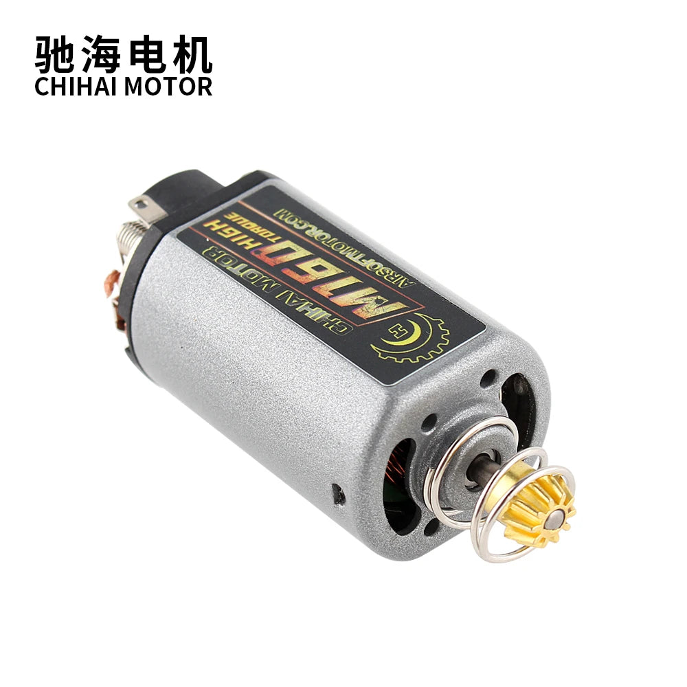 Chihai Motor CHF-480WA-22TPA M160 N35 NdFeB 25000RPM High Torque Motor AEG Motor Short Axis for Ver.3 Gearbox AK Series Airsoft