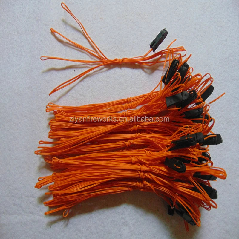 2m 150pcs Wire Yellow Line Cold Fire Happiness Firing Systems 2025 New Product 2M Length Talon Fireworks Igniter