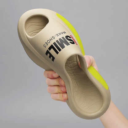 Unisex Eva Injection Sandals Flat Slip-On Slippers for Beach Bath and Indoor Use Dropshipping Recommended for Men and Women