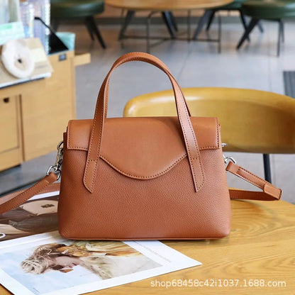 Popular Crossbody GENUINE Leather Handbag Women Sling Bag Fashion Cover Unique Clutch Shoulder Bag