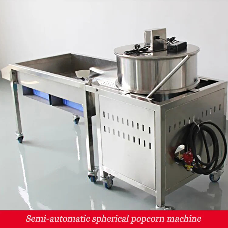 New Commercial Popcorn Maker Machine Round Shape Popcorn Making Machine Gas Popcorn Machine for Sale