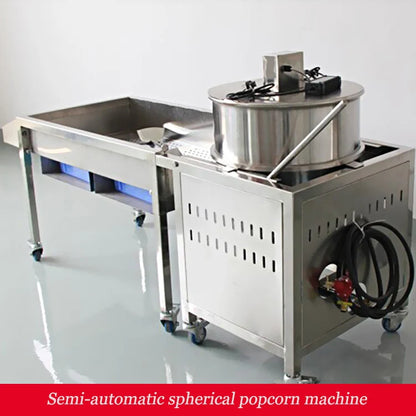 New Commercial Popcorn Maker Machine Round Shape Popcorn Making Machine Gas Popcorn Machine for Sale