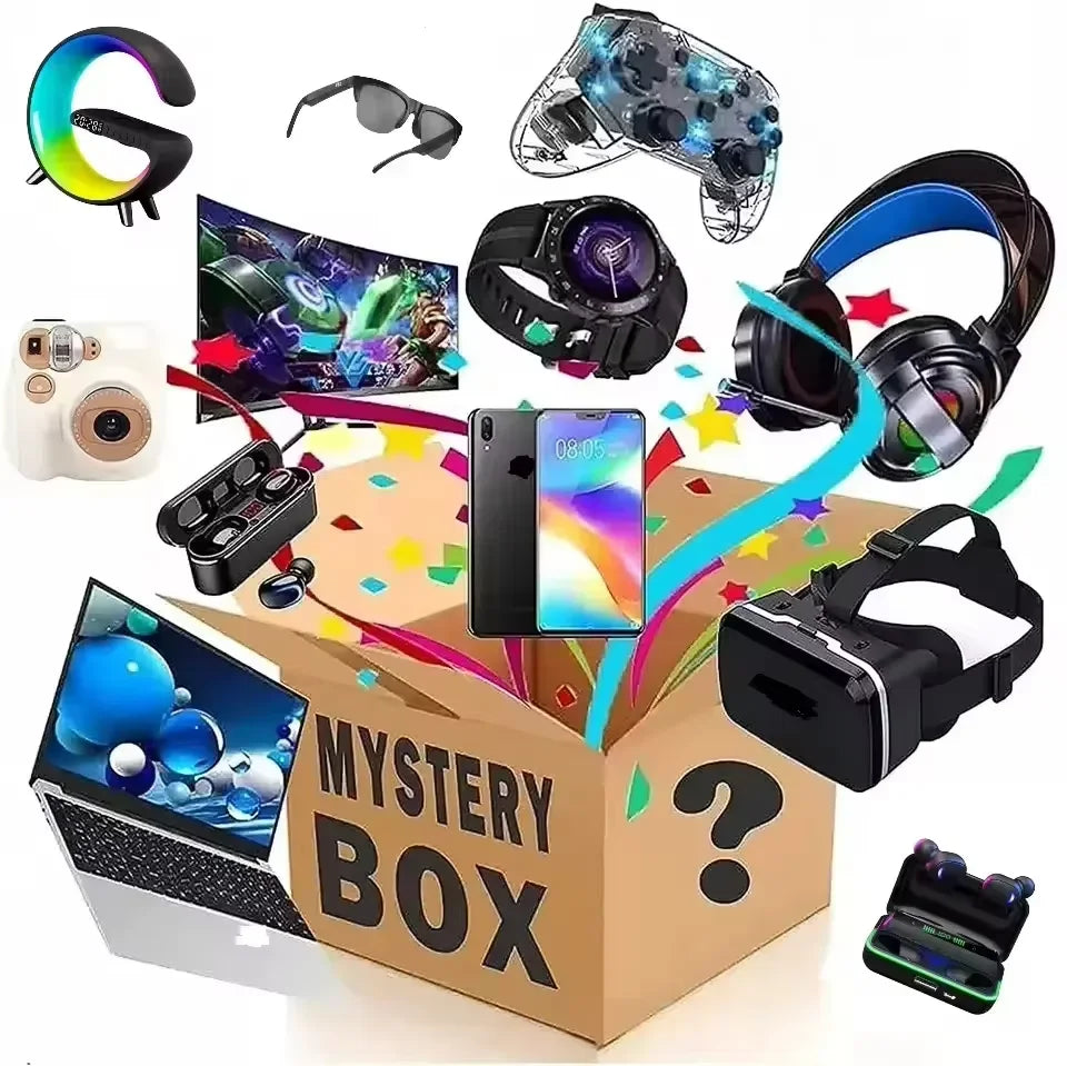 Electronics 3C Lucky Mystery Box High Quality Blind Box with 100% Surprise Novelty Smart Watch Mystery Box New Christmas Gift