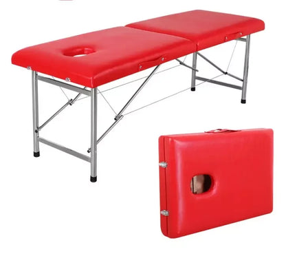 High Quality Portable Collapsible Spa Moxibustion Bed Massage Table Modern Design for Beauty & Tattoo Hot Sale Metal Material