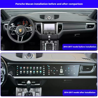 Suitable for 2014-2017 Porsche Macan Modified Android Central Control Large Screen Navigation Car Player Multimedia