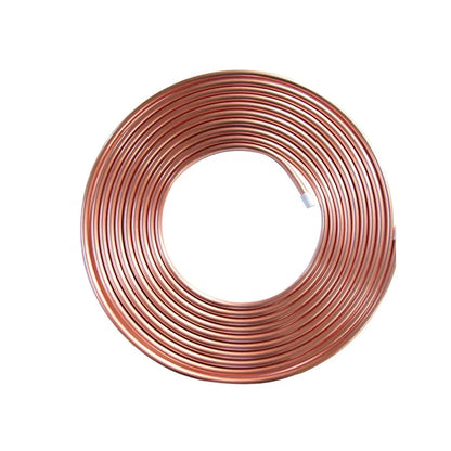 Pancake Design 3/4" (19mm) X 0.8mm HVAC Copper Tubes 15m for Air Conditioner & Refrigerator for Bending Cutting and Welding