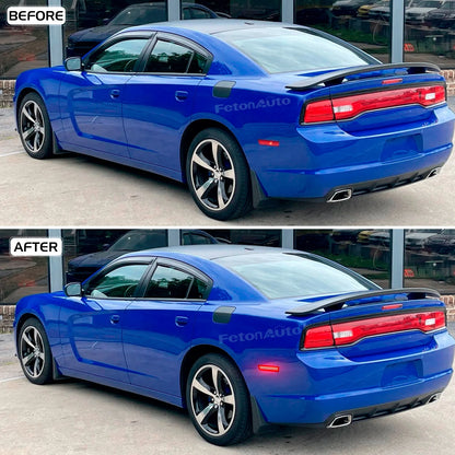 White Red Animation Rear Bumper Reflector Indicator Lights for Dodge Charger Challenger LED Dynamic Blinker Side Marker Lamps