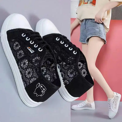 Women's Casual Light Weight Soft Soled Flat Bottomed Fashion Able Breathable Casual Shoes