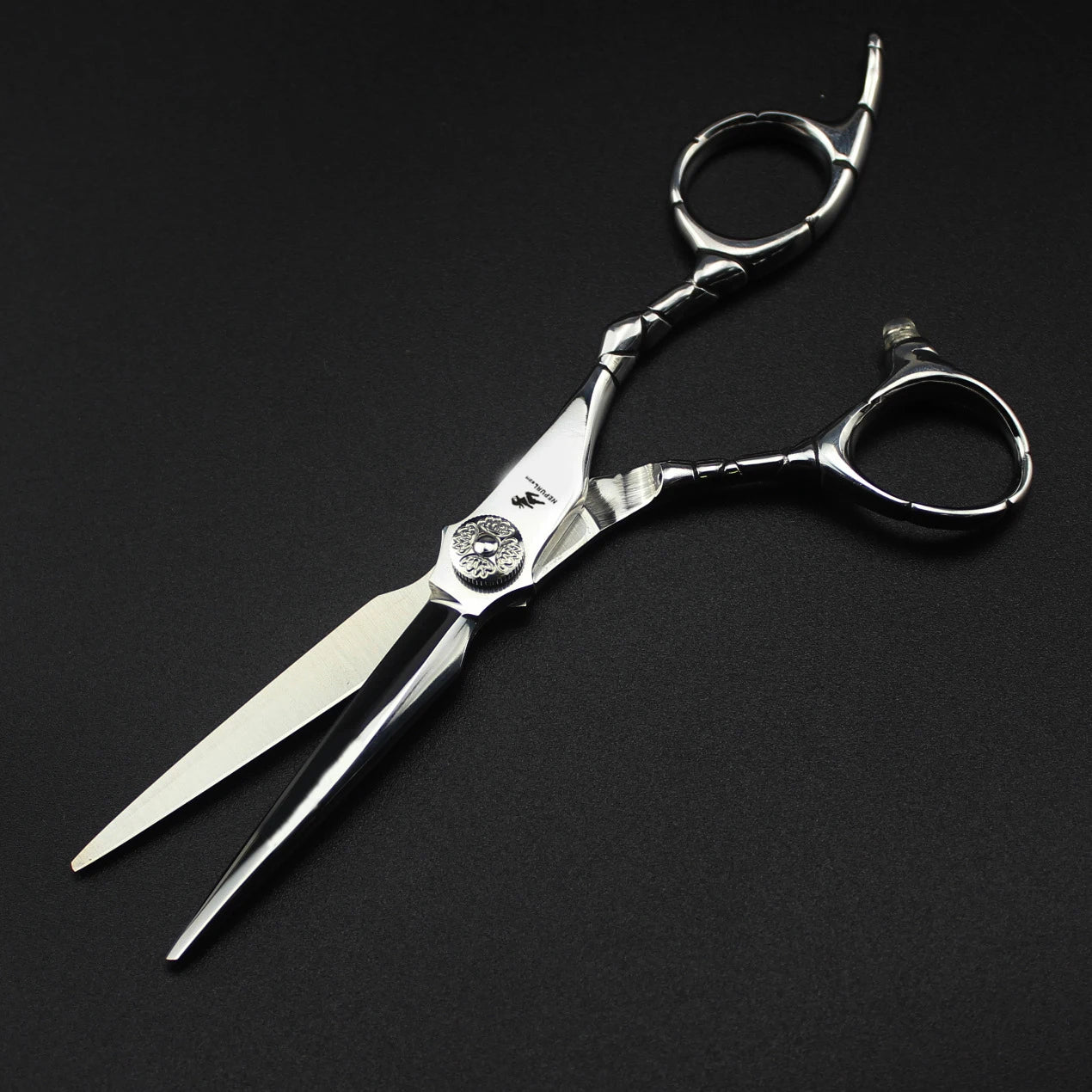 6.0 Inch FZC New Fashion Design Beauty Barber Flat Scissors Tooth 1 Set of 5 Kind of Scissors Single Hairdressing Scissor HS-860