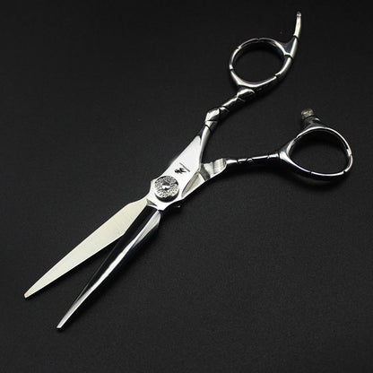 6.0 Inch FZC New Fashion Design Beauty Barber Flat Scissors Tooth 1 Set of 5 Kind of Scissors Single Hairdressing Scissor HS-860