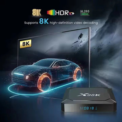 2024 Best Tv Box X98k Android 4GB RAM 32GB Ram WIFI 5 2GB 16GB 4K Smart Set Top Box