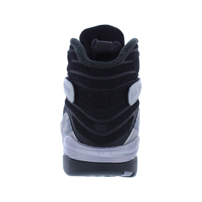 For for Air for 8 Retro Winterized Mens Shoes Model MSS-FD1334001 Color Black/Gunsmoke/Metallic Silver 100% Authentic