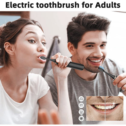 Ipx7 Adult Timer Oral Cleaning Whitening Teeth Brush Soft Bristle Sonic Electric Toothbrush