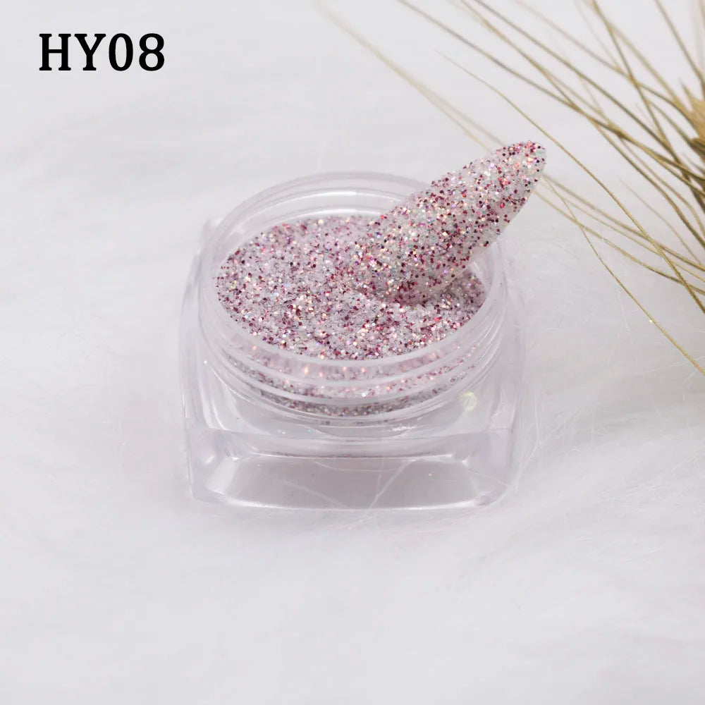 Prime Quality Wholesale PET Glitter Shapes Holographic or Iridescent Chunky Mixes Hexagon Glitter