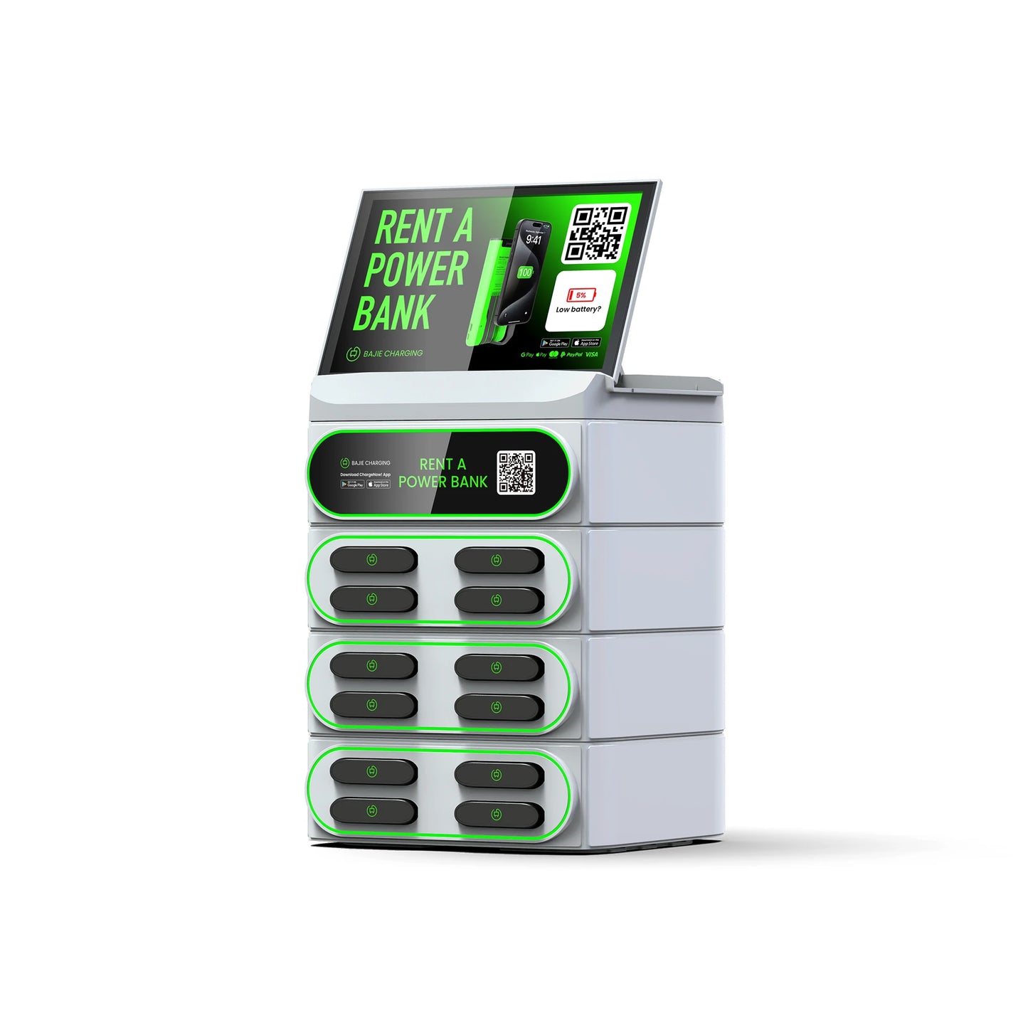 Phone Charging Station Rental Sharing Power Bank 4g Share Rent Portable Mobile Charging Sharing Power Bank Station