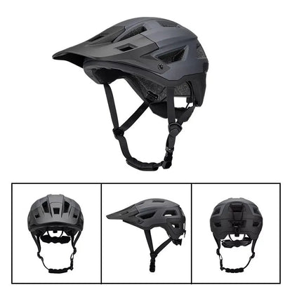 CE EN 1078 & CPSC Approved Unisex MTB Bike Helmet with Visor Mountain Bike Helmet Featuring PC Shell for Mtb Riding