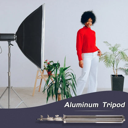 290cm Air Pressure Tripod Bearing 10kg for Camera Stainless Steel Light Stand For Ring Light Live Youtube and Photography Soft