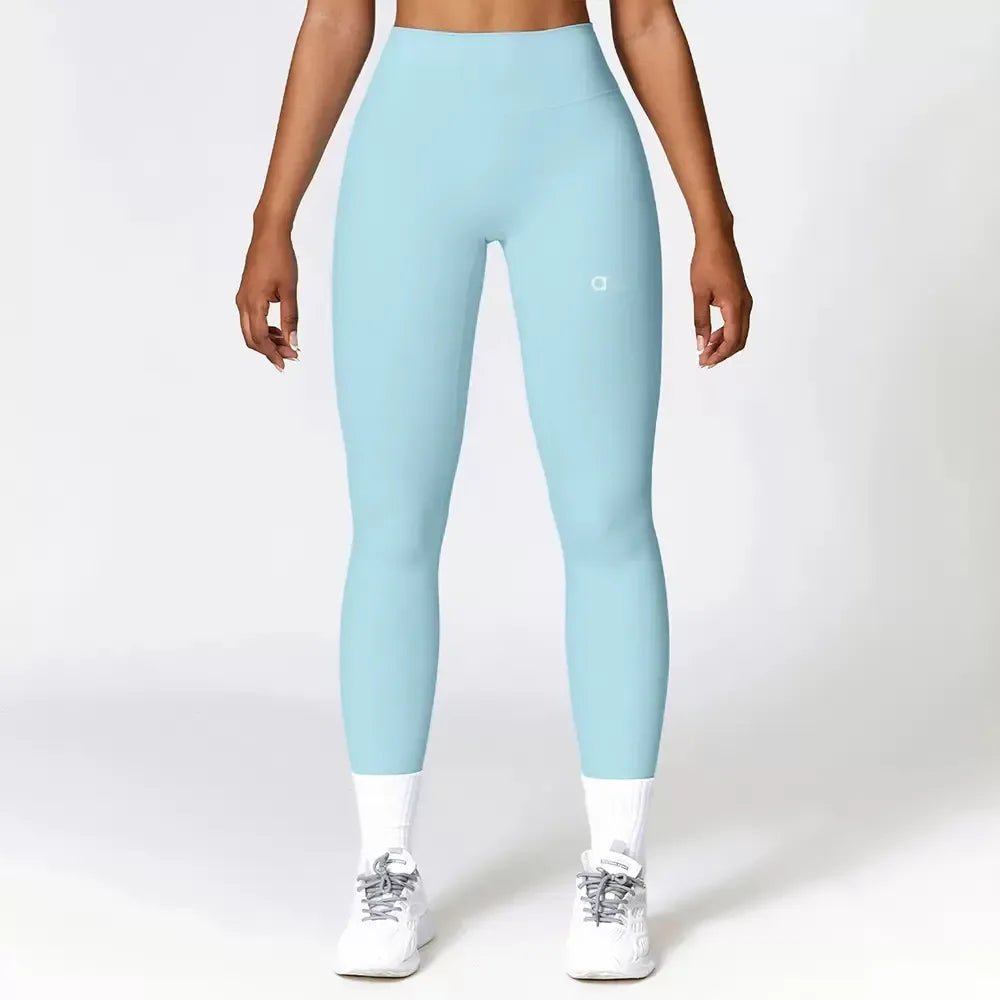 High-waisted, Soft, Tight-fitting Gym Pants, Hip-lifting Yoga Leggings, Women's Custom-made logo Leggings